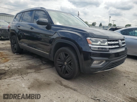 2019 Volkswagen Atlas SEL with VIN 1V2MR2CA0KC526622, listed as a Copart auction lot 58791515 with 65,157 mi miles and Salvage title. Bid and sale history available at DreamBid. Image 4.