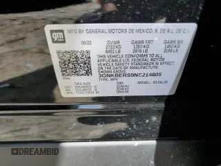 2022 Chevrolet Blazer RS z VIN 3GNKBERS9NS214805, wystawiony jako Copart lot #58304495 z przebiegiem Nie podano mil oraz Nie do naprawy • Non repairable. Historia ofert i sprzedaży dostępna na DreamBid. Obrazek 13.