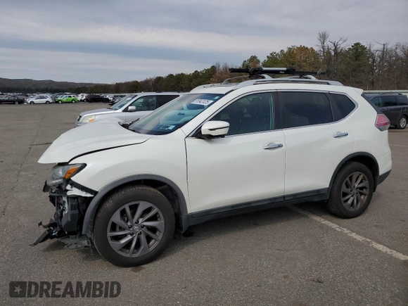 2016 Nissan Rogue SL with VIN 5N1AT2MV0GC767445, listed as a Copart auction lot 51043125 with 94,804 mi miles and Salvage Title. Bid and sale history available at DreamBid. Image 1.
