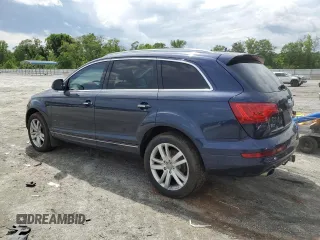 2015 Audi Q7 Premium Plus with VIN WA1LMAFEXFD017734, listed as a Copart auction lot 56646235 with 126,857 mi miles and Salvage title. Bid and sale history available at DreamBid. Image 2.
