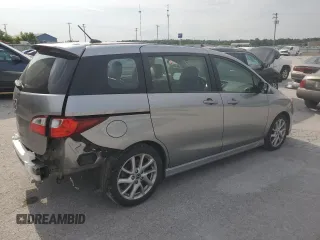 2014 Mazda 5 Grand Touring with VIN JM1CW2DL1E0165803, listed as a Copart auction lot 62914124 with 71,127 mi miles and Salvage Title. Bid and sale history available at carsss.com. Image 3.