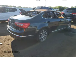 2014 Kia Cadenza Premium with VIN KNALN4D76E5131857, listed as a Copart auction lot 62322354 with Not Provided miles and Salvage Title. Bid and sale history available at carsss.com. Image 3.