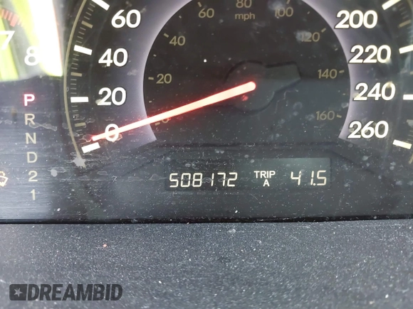 2007 Honda Odyssey LX with VIN 5FNRL38277B507690, listed as a IAAI auction lot 41718540 with 508,172 mi miles. Bid and sale history available at carsss.com. Image 16.
