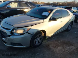 2015 Chevrolet Malibu LS with VIN 1G11A5SL2FF112139, listed as a IAAI auction lot 41373409 with 176,296 mi miles. Bid and sale history available at carsss.com. Image 2.
