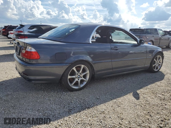 2002 BMW 3 Series 330Ci with VIN WBABS53462JU93563, listed as a Copart auction lot 74139414 with Not Provided miles and Salvage Title. Bid and sale history available at DreamBid. Image 3.