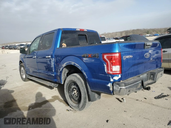 2015 Ford F-150 XLT with VIN 1FTEW1EG9FFA55293, listed as a Copart auction lot 49317975 with 157,910 mi miles and Salvage Title. Bid and sale history available at carsss.com. Image 2.