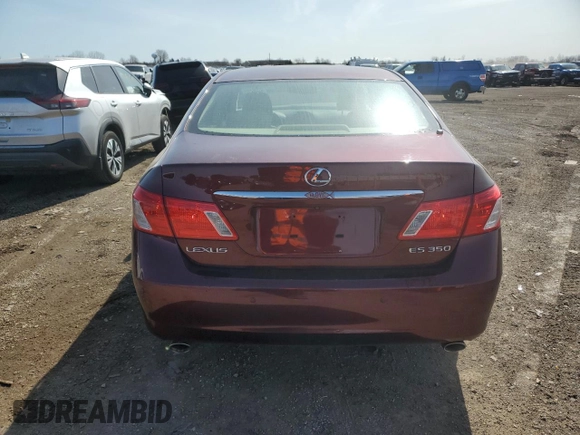 2007 Lexus ES 350 with VIN JTHBJ46G472005264, listed as a Copart auction lot 51128015 with 216,646 mi miles and Salvage Title. Bid and sale history available at carsss.com. Image 6.