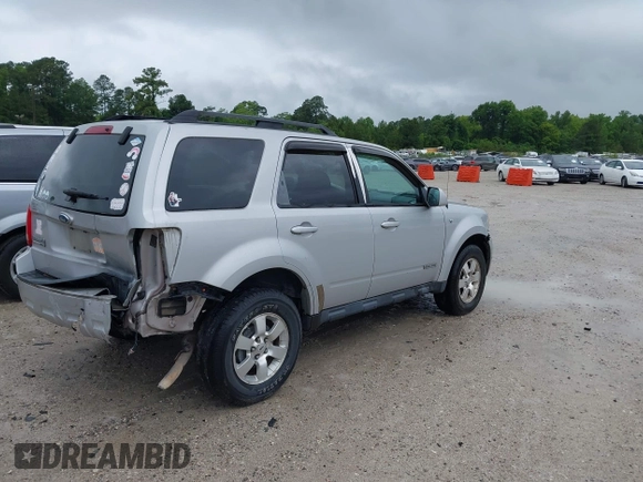 2008 Ford Escape Limited with VIN 1FMCU041X8KA25519, listed as a IAAI auction lot 42171095 with 189,410 mi miles and . Bid and sale history available at DreamBid. Image 4.