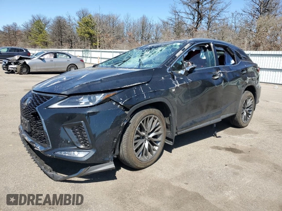2022 Lexus RX 350 F Sport с VIN 2T2SZMDAXNC364217, выставлен на аукционе Copart как лот 53123325 с пробегом 23 158 миль миль и Списание • Salvage title. История ставок и продаж доступна на DreamBid. Изображение 1.