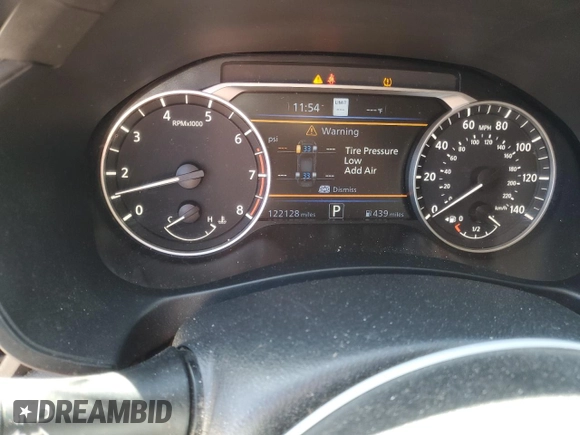 2020 Nissan Altima 2.5 SL with VIN 1N4BL4EVXLC184996, listed as a Copart auction lot 48530835 with 122,128 mi miles and Salvage Title. Bid and sale history available at carsss.com. Image 9.