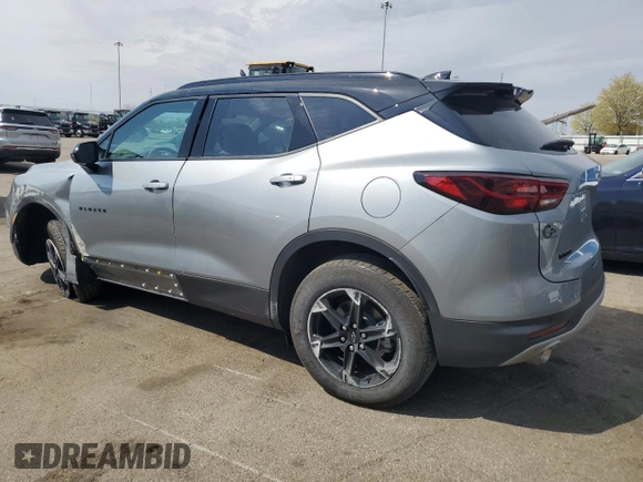 2024 Chevrolet Blazer LT with VIN 3GNKBCR46RS177417, listed as a Copart auction lot 52282665 with 18,090 mi miles and Salvage title. Bid and sale history available at DreamBid. Image 2.