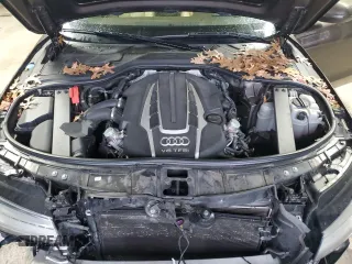 2015 Audi A8 L 4.0T with VIN WAU32AFD0FN032818, listed as a Copart auction lot 43286465 with 125,798 mi miles and Salvage Title. Bid and sale history available at carsss.com. Image 11.