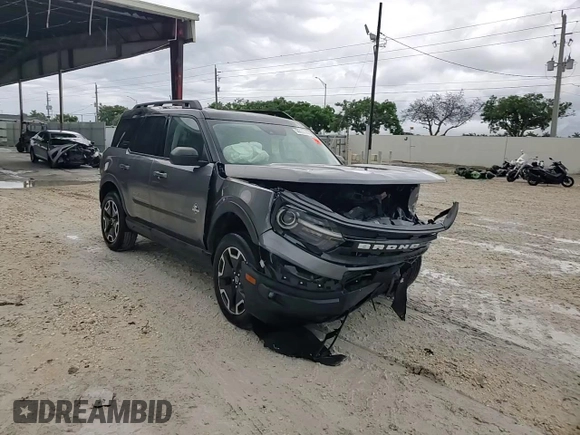 2022 Ford Bronco Sport Outer Banks with VIN 3FMCR9C6XNRD91538, listed as a Copart auction lot 58614165 with Not provided miles and Non repairable. Bid and sale history available at DreamBid. Image 14.