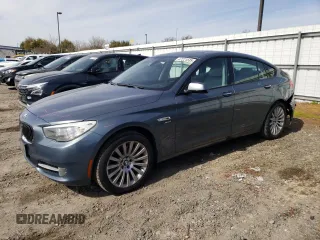 2011 BMW 5 Series GT 535i xDrive with VIN WBASP2C55BC337656, listed as a Copart auction lot 47221535 with 157,866 mi miles and Salvage Title. Bid and sale history available at carsss.com. Image 1.