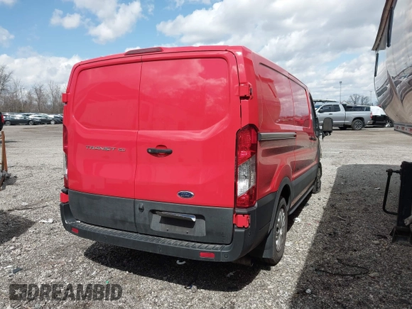 2023 Ford Transit Cargo with VIN 1FTYE1Y80PKB99313, listed as a IAAI auction lot 41799937 with Not Provided miles. Bid and sale history available at carsss.com. Image 4.