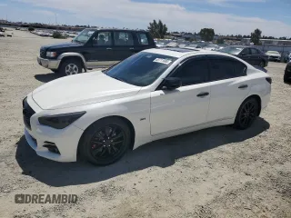 2016 Infiniti Q50 Premium with VIN JN1EV7AP0GM301403, listed as a Copart auction lot 63711085 with 106,226 mi miles and Clean title. Bid and sale history available at DreamBid. Image 1.