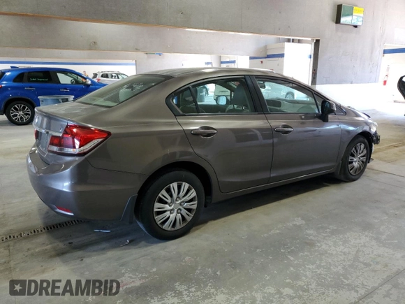 2013 Honda Civic LX с VIN 2HGFB2F50DH562275, выставлен на аукционе Copart как лот 57366155 с пробегом 156 522 миль миль и Списание • Salvage title. История ставок и продаж доступна на DreamBid. Изображение 3.