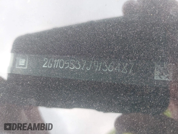 2018 Chevrolet Impala LT z VIN 2G1105S37J9136487, wystawiony jako IAAI lot #42294401 z przebiegiem 159 177 mil mil oraz . Historia ofert i sprzedaży dostępna na DreamBid. Obrazek 9.