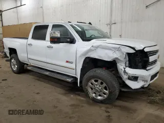 2015 Chevrolet Silverado 3500HD LTZ with VIN 1GC4K0E80FF599384, listed as a Copart auction lot 76975984 with 73,351 mi miles and Salvage Title. Bid and sale history available at carsss.com. Image 4.