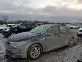 2016 Kia Optima LX with VIN 5XXGT4L35GG094291, listed as a Copart auction lot 85089364 with 89,950 mi miles and Salvage Title. Bid and sale history available at carsss.com. Image 1.