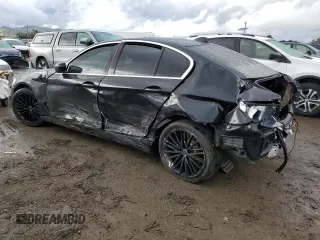 2019 BMW 5 Series 530i with VIN WBAJA5C52KWW13904, listed as a Copart auction lot 41502585 with 43,912 mi miles and Salvage Title. Bid and sale history available at DreamBid. Image 2.