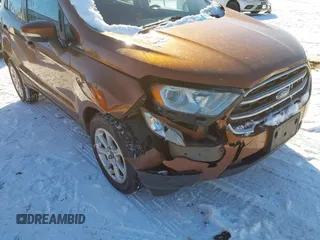2018 Ford EcoSport SE with VIN MAJ3P1TE6JC217595, listed as a IAAI auction lot 41578372 with 133,368 mi miles and . Bid and sale history available at DreamBid. Image 6.
