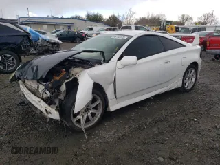 2002 Toyota Celica GT with VIN JTDDR32T220138142, listed as a Copart auction lot 49143375 with 222,464 mi miles and Salvage Title. Bid and sale history available at carsss.com. Image 1.