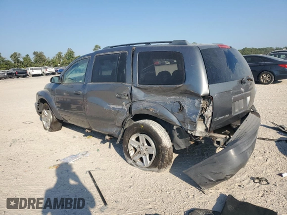 2005 Dodge Durango SXT with VIN 1D4HD38K35F512020, listed as a Copart auction lot 74292234 with 164,075 mi miles and Salvage title. Bid and sale history available at DreamBid. Image 2.