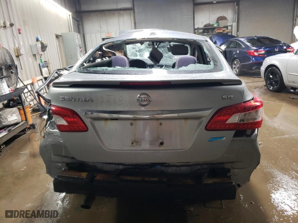 2013 Nissan Sentra SV with VIN 3N1AB7AP5DL753800, listed as a Copart auction lot 47475395 with 0 mi miles and Non Repairable. Bid and sale history available at carsss.com. Image 6.