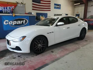 2017 Maserati Ghibli S Q4 with VIN ZAM57RTA2H1231834, listed as a Copart auction lot 59323045 with 80,365 mi miles and Salvage title. Bid and sale history available at DreamBid. Image 1.