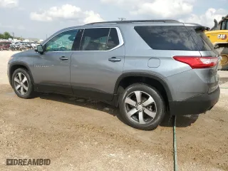 2021 Chevrolet Traverse LT Leather with VIN 1GNERHKW7MJ213448, listed as a Copart auction lot 50715005 with 64,179 mi miles and Clean Title. Bid and sale history available at carsss.com. Image 2.