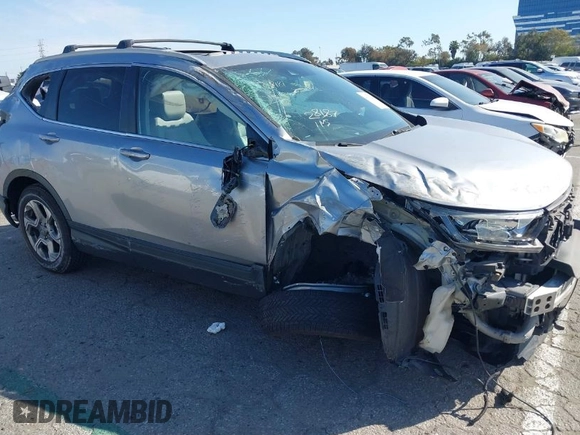 2017 Honda CR-V EX-L with VIN 7FARW1H87HE011276, listed as a IAAI auction lot 41692286 with 91,850 mi miles. Bid and sale history available at carsss.com. Image 1.