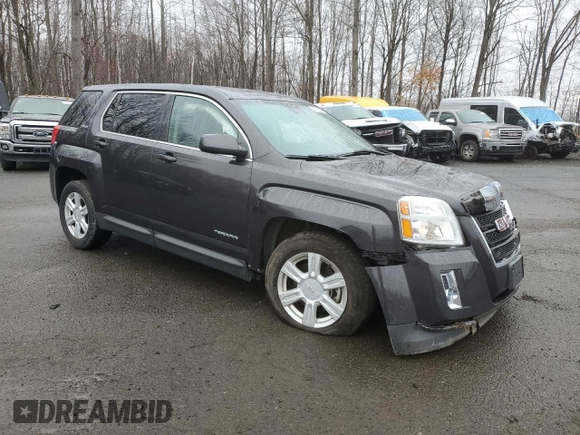 2014 GMC Terrain SLE with VIN 2GKALMEK3E6238134, listed as a Copart auction lot 51143175 with 77,011 mi miles and Salvage Title. Bid and sale history available at DreamBid. Image 4.