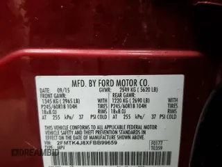 2015 Ford Edge SEL with VIN 2FMTK4J8XFBB99659, listed as a Copart auction lot 50963355 with 149,866 mi miles and Clean Title. Bid and sale history available at carsss.com. Image 13.