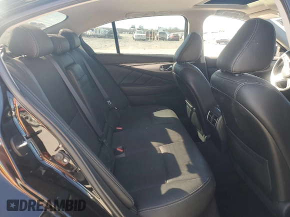 2021 Infiniti Q50 Luxe z VIN JN1EV7BR4MM752541, wystawiony jako Copart lot #47064425 z przebiegiem 64 130 mil mil oraz Szkoda całkowita • Salvage title. Historia ofert i sprzedaży dostępna na DreamBid. Obrazek 10.