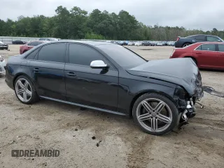 2013 Audi S4 Premium Plus with VIN WAUBGAFL7DA093379, listed as a Copart auction lot 64291054 with 92,604 mi miles and Salvage Title. Bid and sale history available at carsss.com. Image 4.