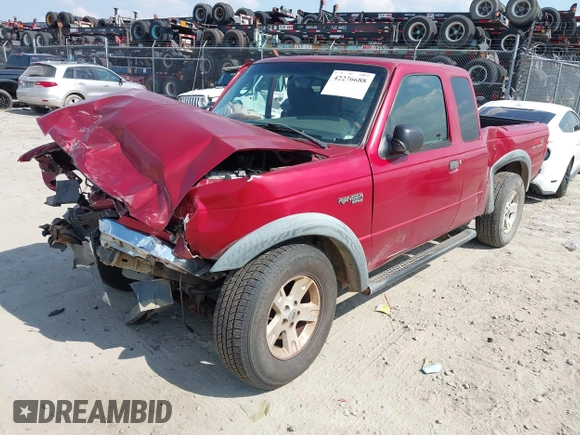 2004 Ford Ranger XL Fleet with VIN 1FTZR45EX4TA05462, listed as a IAAI auction lot 42276688 with 216,119 mi miles and . Bid and sale history available at DreamBid. Image 17.