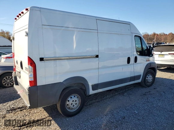 2014 Ram ProMaster Cargo with VIN 3C6TRVCG0EE125594, listed as a Copart auction lot 77494594 with 112,274 mi miles and Salvage Title. Bid and sale history available at carsss.com. Image 3.