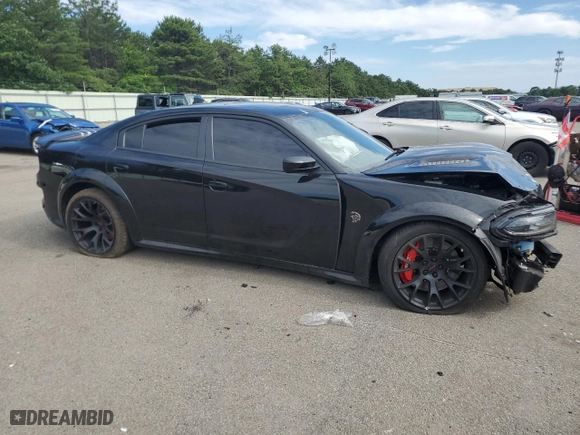 2021 Dodge Charger SRT Hellcat Redeye Widebody with VIN 2C3CDXL90MH513159, listed as a Copart auction lot 77931124 with 0 mi miles and Non Repairable. Bid and sale history available at carsss.com. Image 4.