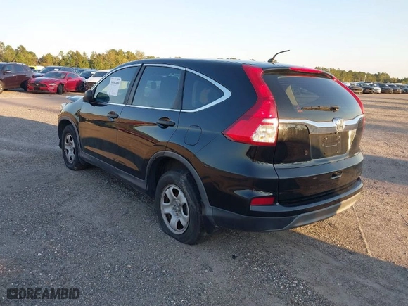 2015 Honda CR-V LX with VIN 2HKRM3H38FH512323, listed as a IAAI auction lot 39161499 with 133,787 mi miles. Bid and sale history available at carsss.com. Image 3.