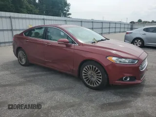 2016 Ford Fusion Titanium with VIN 3FA6P0K93GR347064, listed as a Copart auction lot 58547915 with 190,597 mi miles and Salvage title. Bid and sale history available at DreamBid. Image 4.