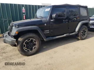 2018 Jeep Wrangler JK Unlimited Sport S with VIN 1C4BJWDG9JL816592, listed as a Copart auction lot 49778295 with 91,040 mi miles and Salvage Title. Bid and sale history available at carsss.com. Image 1.