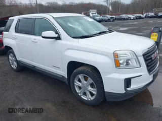 2017 GMC Terrain SLE with VIN 2GKFLSEK9H6108809, listed as a IAAI auction lot 41920682 with 91,574 mi miles. Bid and sale history available at carsss.com. Image 1.