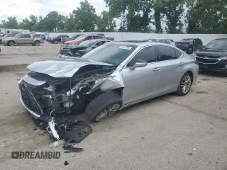 2023 Lexus ES 300h Luxury with VIN 58AEA1C15PU033029, listed as a Copart auction lot 61051395 with 16,792 mi miles and Salvage title. Bid and sale history available at DreamBid. Image 1.