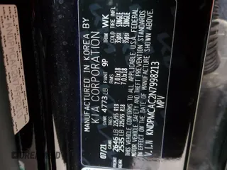 2022 Kia Sportage LX with VIN KNDPMCAC2N7998213, listed as a Copart auction lot 51130225 with 33,555 mi miles and Salvage Title. Bid and sale history available at carsss.com. Image 15.
