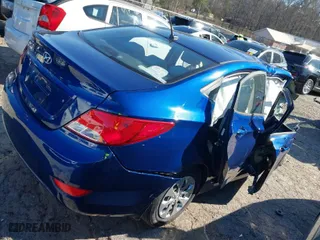 2016 Hyundai Accent SE with VIN KMHCT4AE6GU077508, listed as a IAAI auction lot 41800735 with 1 mi miles. Bid and sale history available at carsss.com. Image 4.