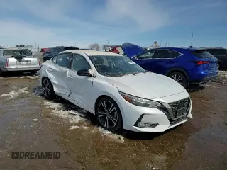 2021 Nissan Sentra SR with VIN 3N1AB8DV0MY288944, listed as a Copart auction lot 49735655 with 52,465 mi miles and Salvage Title. Bid and sale history available at carsss.com. Image 11.