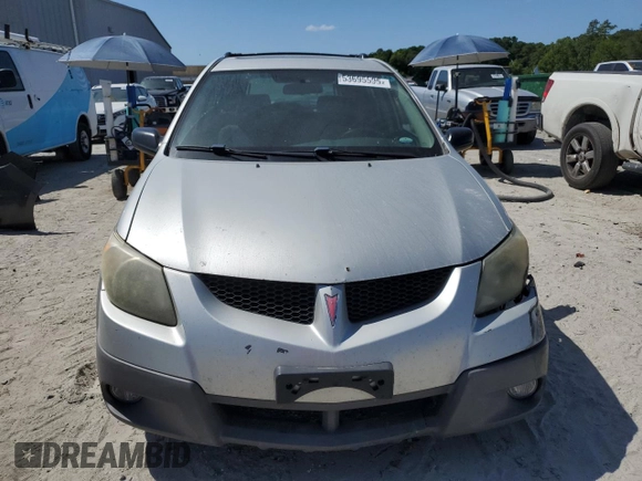 2003 Pontiac Vibe with VIN 5Y2SL62833Z407834, listed as a Copart auction lot 53695595 with 124,783 mi miles and Clean Title. Bid and sale history available at carsss.com. Image 5.