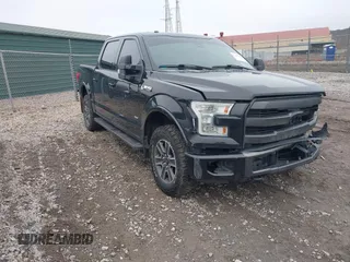 2015 Ford F-150 XLT with VIN 1FTEW1EG1FFA02233, listed as a IAAI auction lot 41497430 with 75,355 mi miles. Bid and sale history available at carsss.com. Image 1.