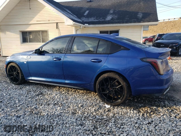 2020 Cadillac CT5 Sport with VIN 1G6DU5RK3L0153583, listed as a Copart auction lot 49150395 with 41,774 mi miles and Salvage title. Bid and sale history available at DreamBid. Image 2.